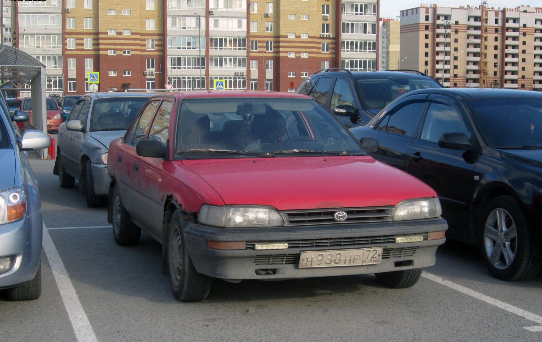 Автомобиль госномер Н988НР72