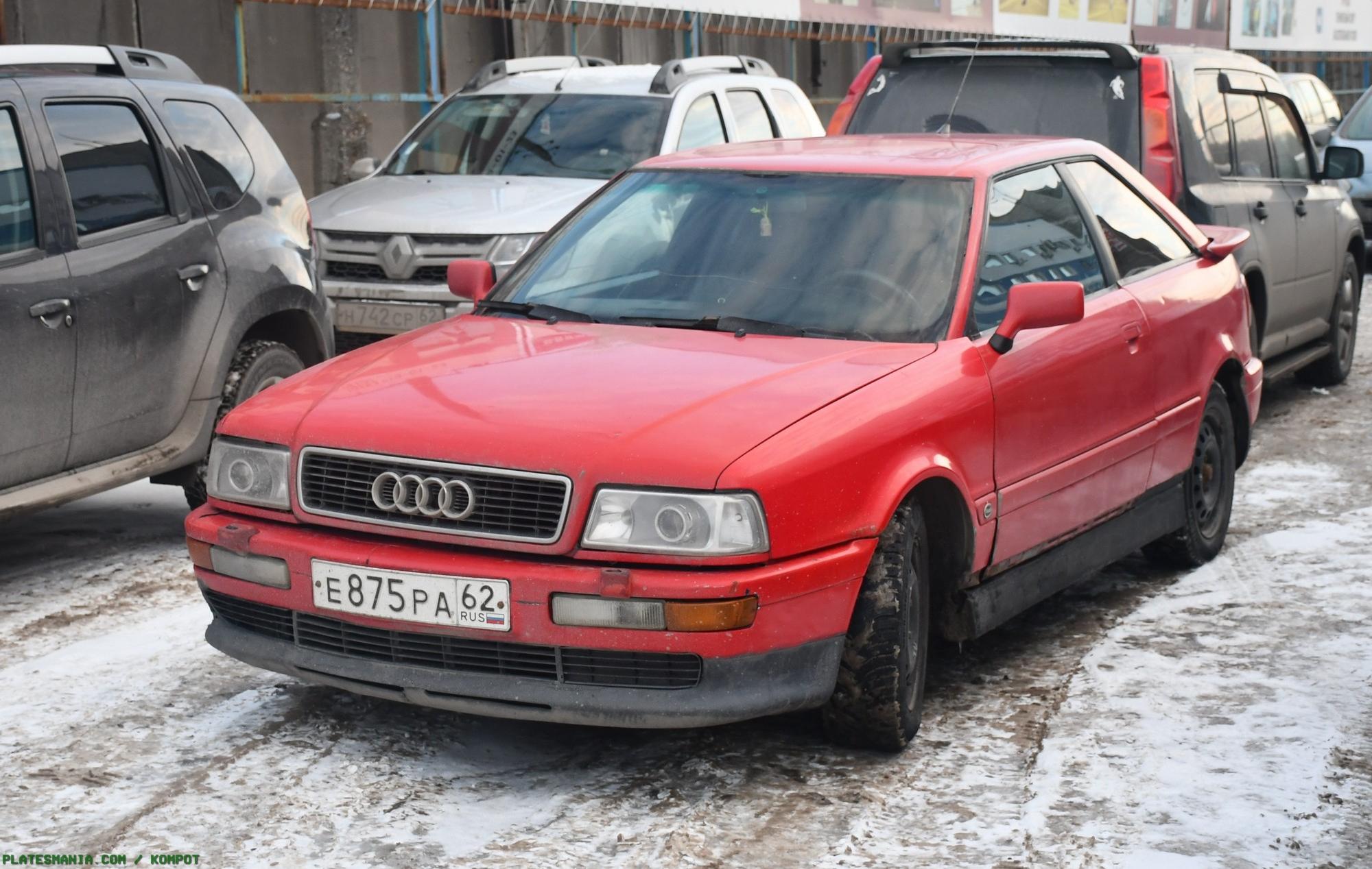 Автомобиль госномер Е875РА62