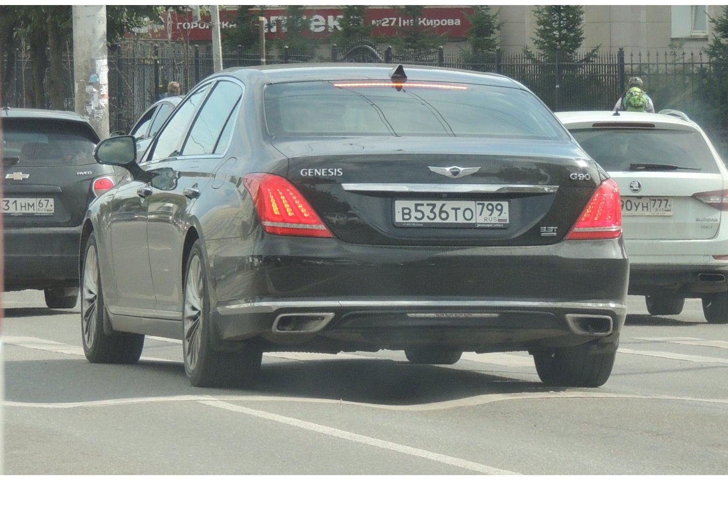 Автомобиль госномер В536ТО799