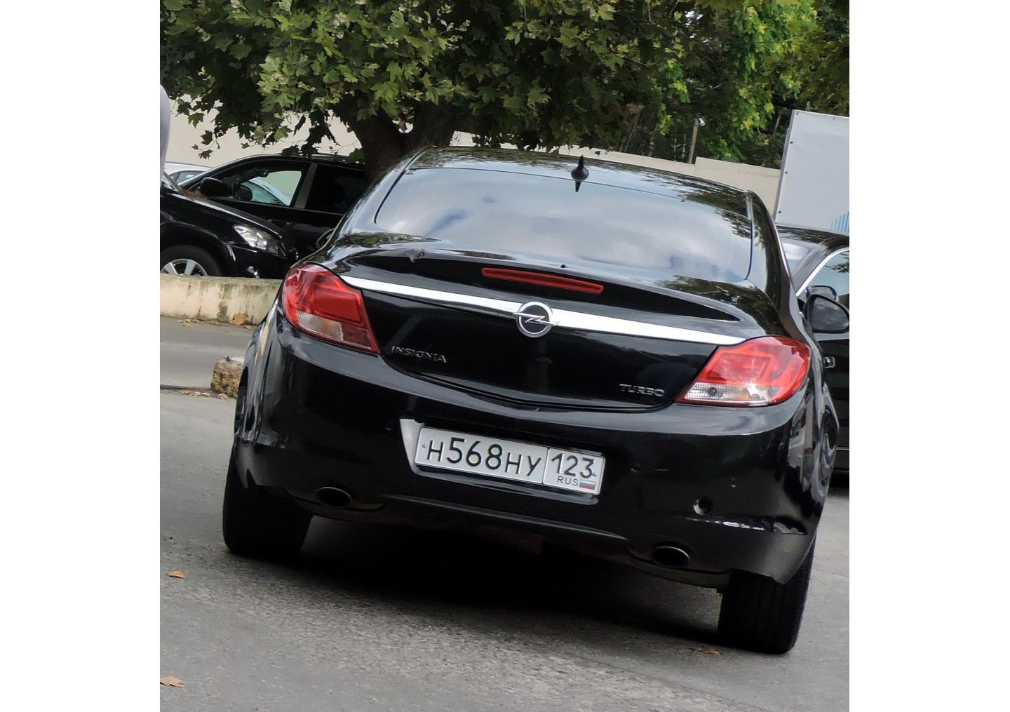 Автомобиль госномер Н568НУ123