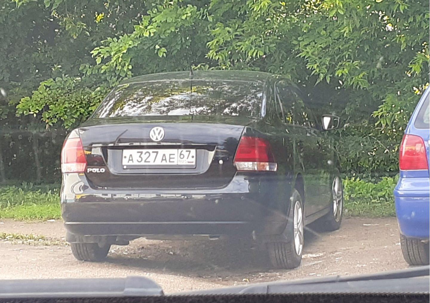 Автомобиль госномер А327АЕ67