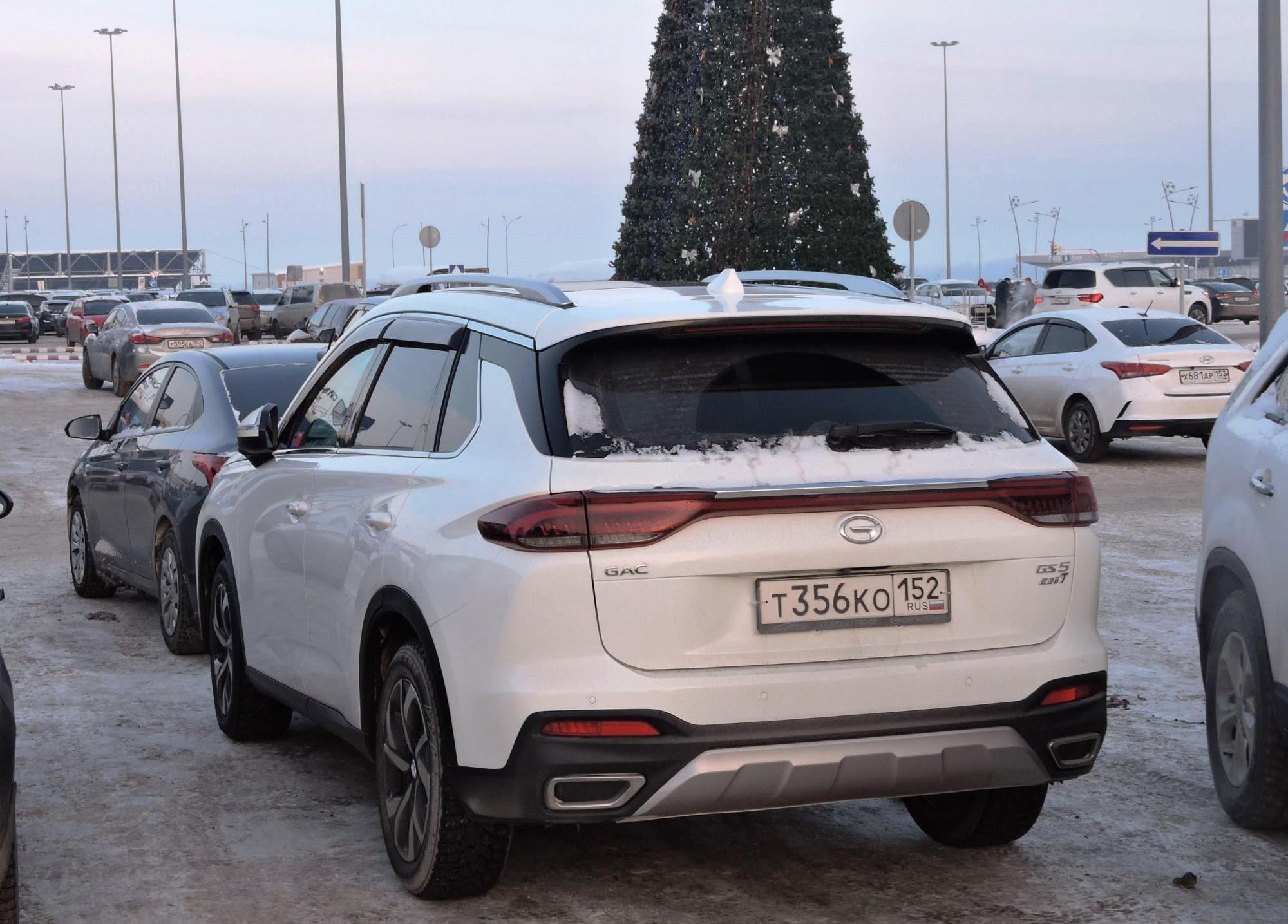 Автомобиль госномер Т356КО152
