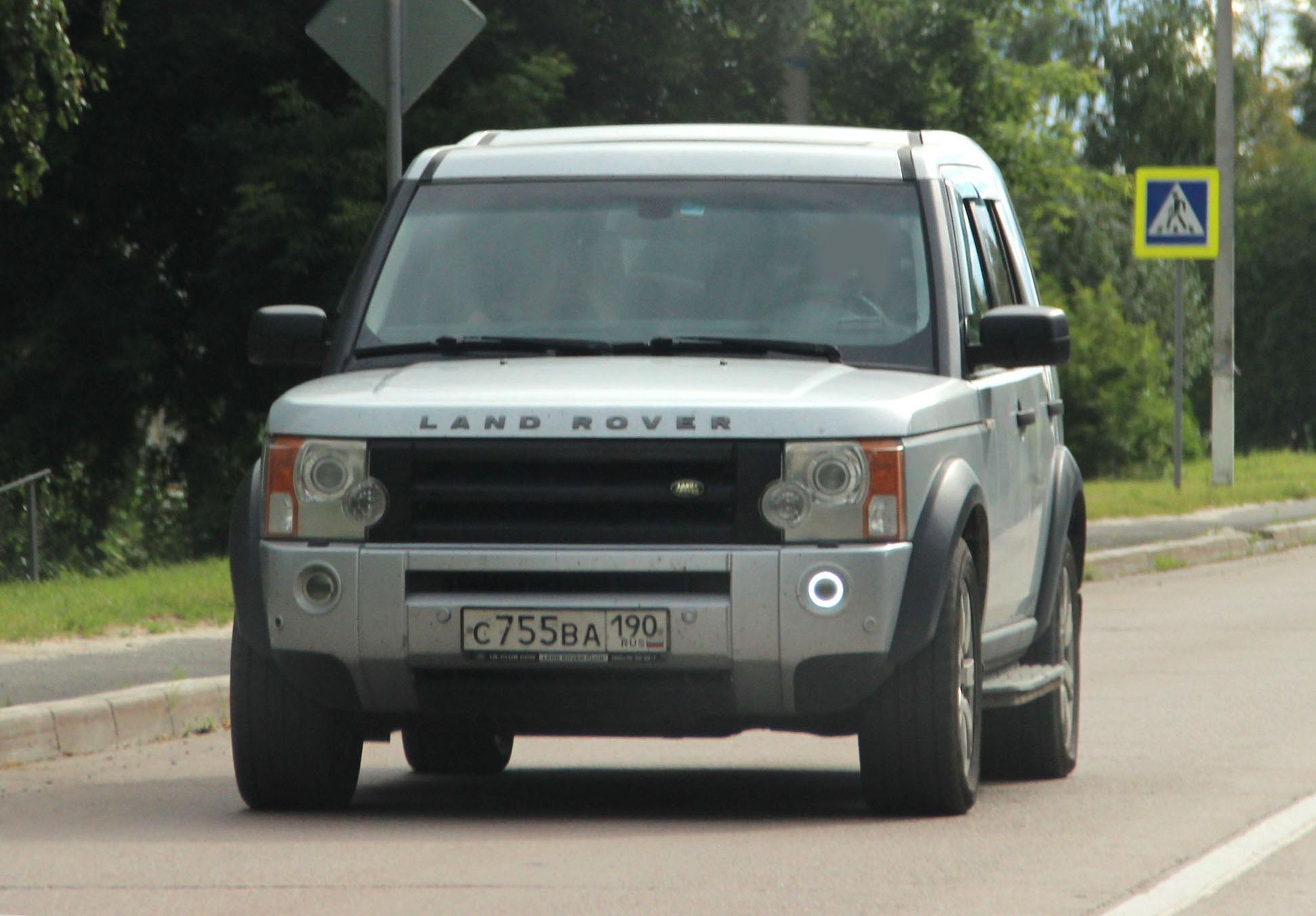 Автомобиль госномер С755ВА190