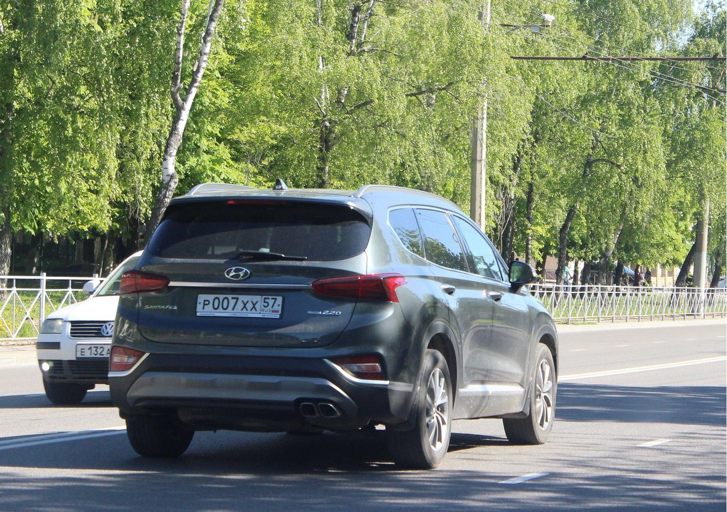Автомобиль госномер Р007ХХ57