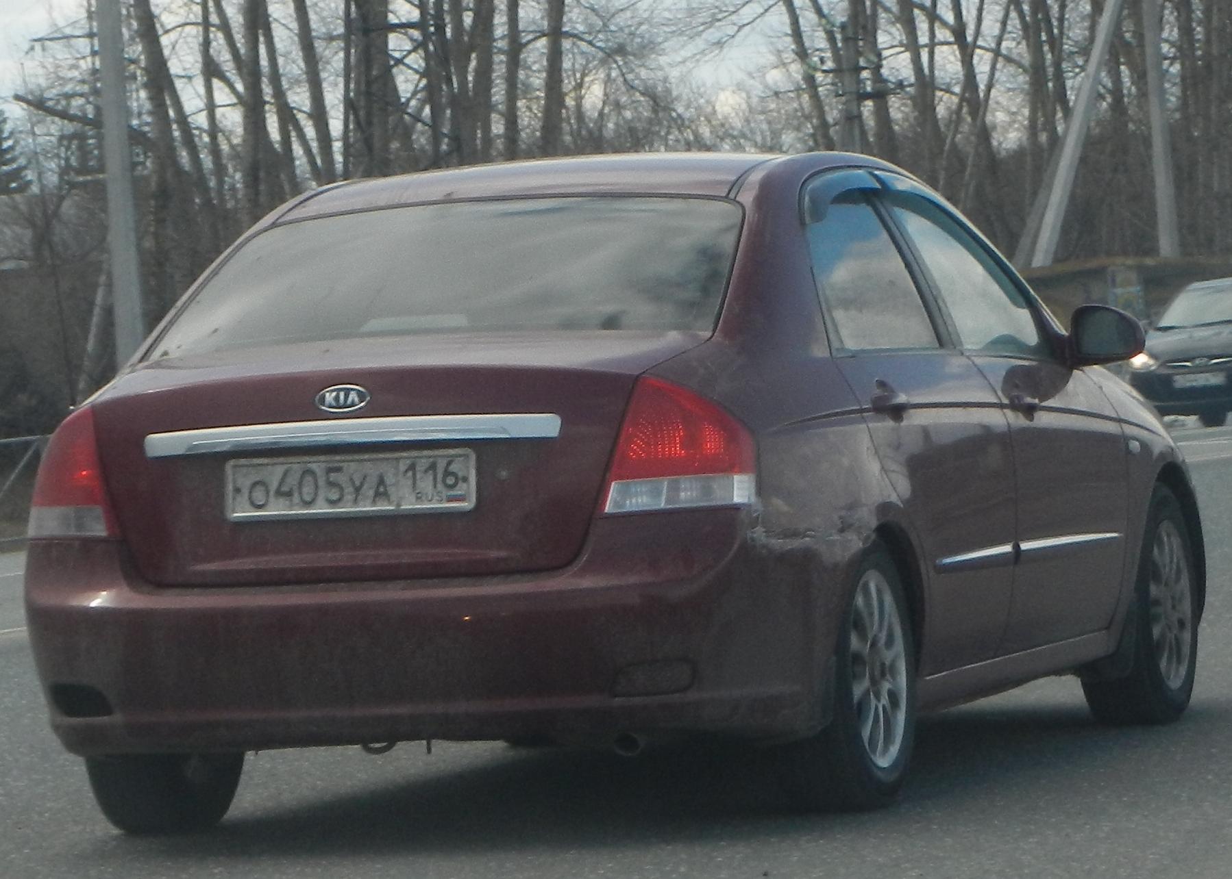 Автомобиль госномер О405УА116