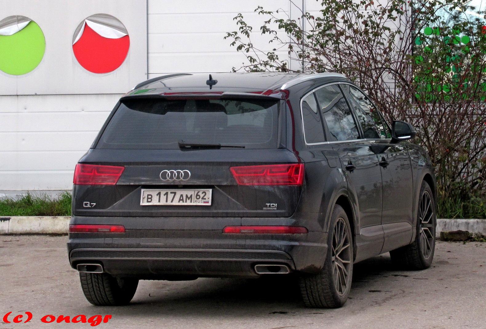 Автомобиль госномер В117АМ62