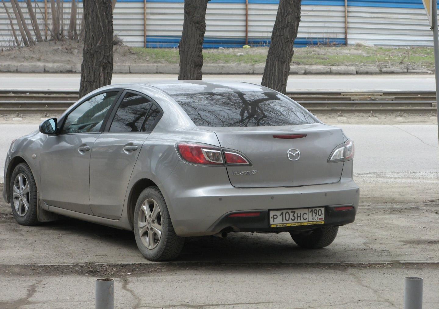 Автомобиль госномер Р103НС190
