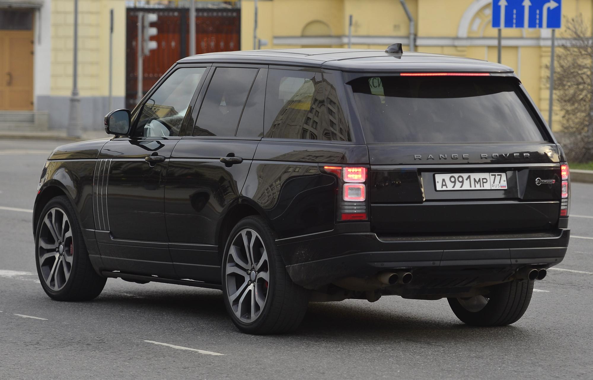 Автомобиль госномер А991МР77