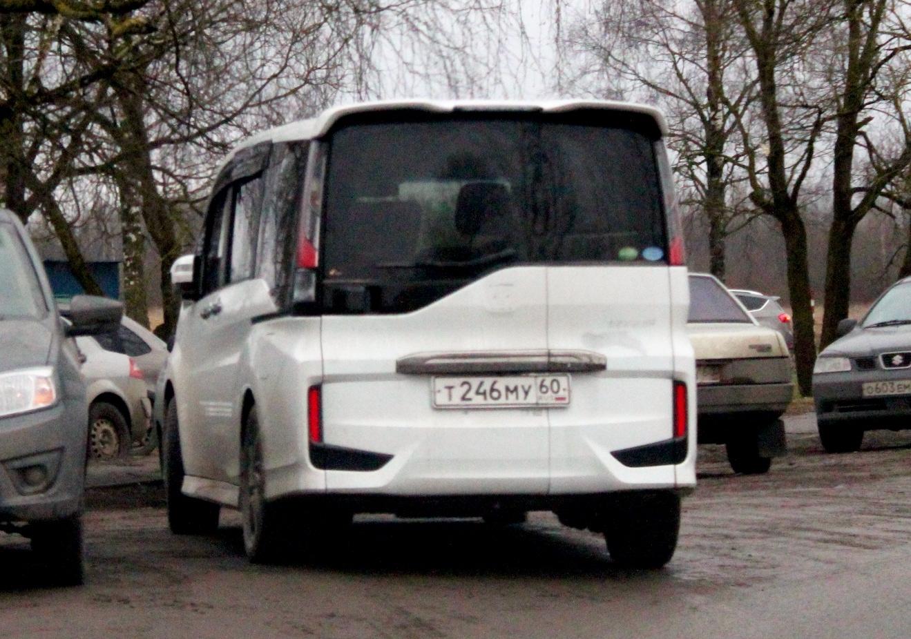 Автомобиль госномер Т246МУ60