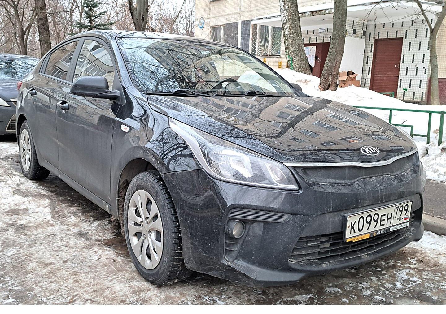 Автомобиль госномер К099ЕН799