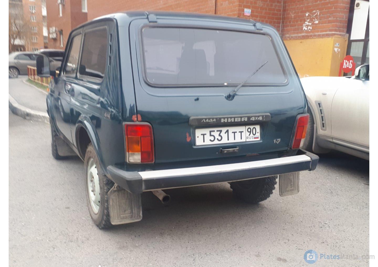 Автомобиль госномер Т531ТТ90