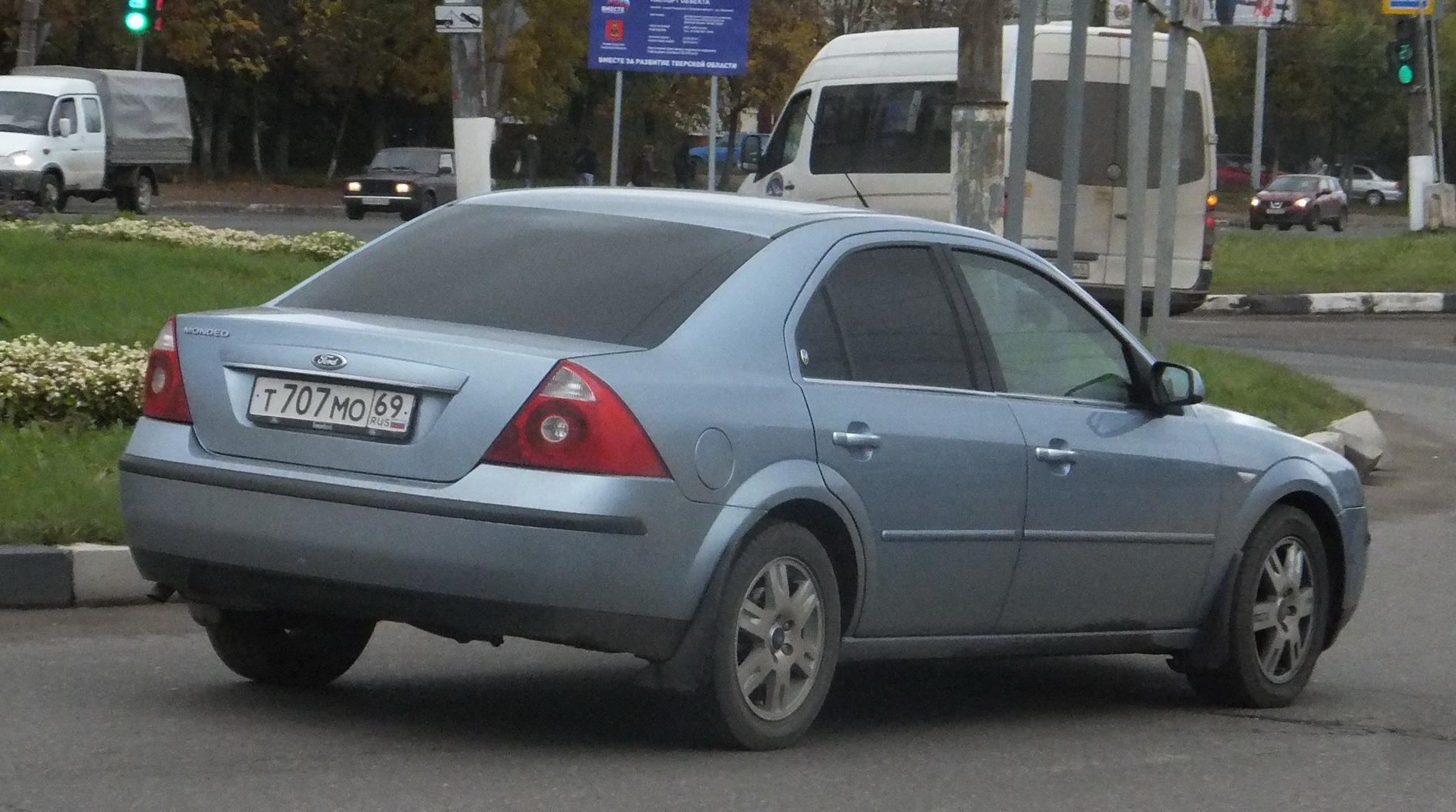 Автомобиль госномер Т707МО69
