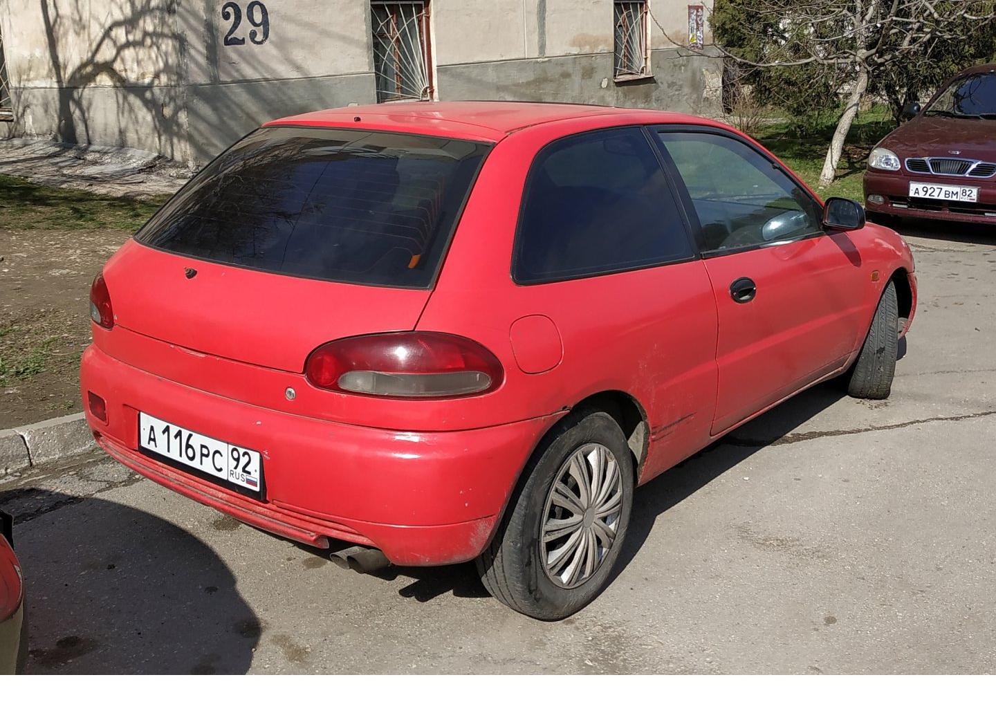 Автомобиль госномер А116РС92