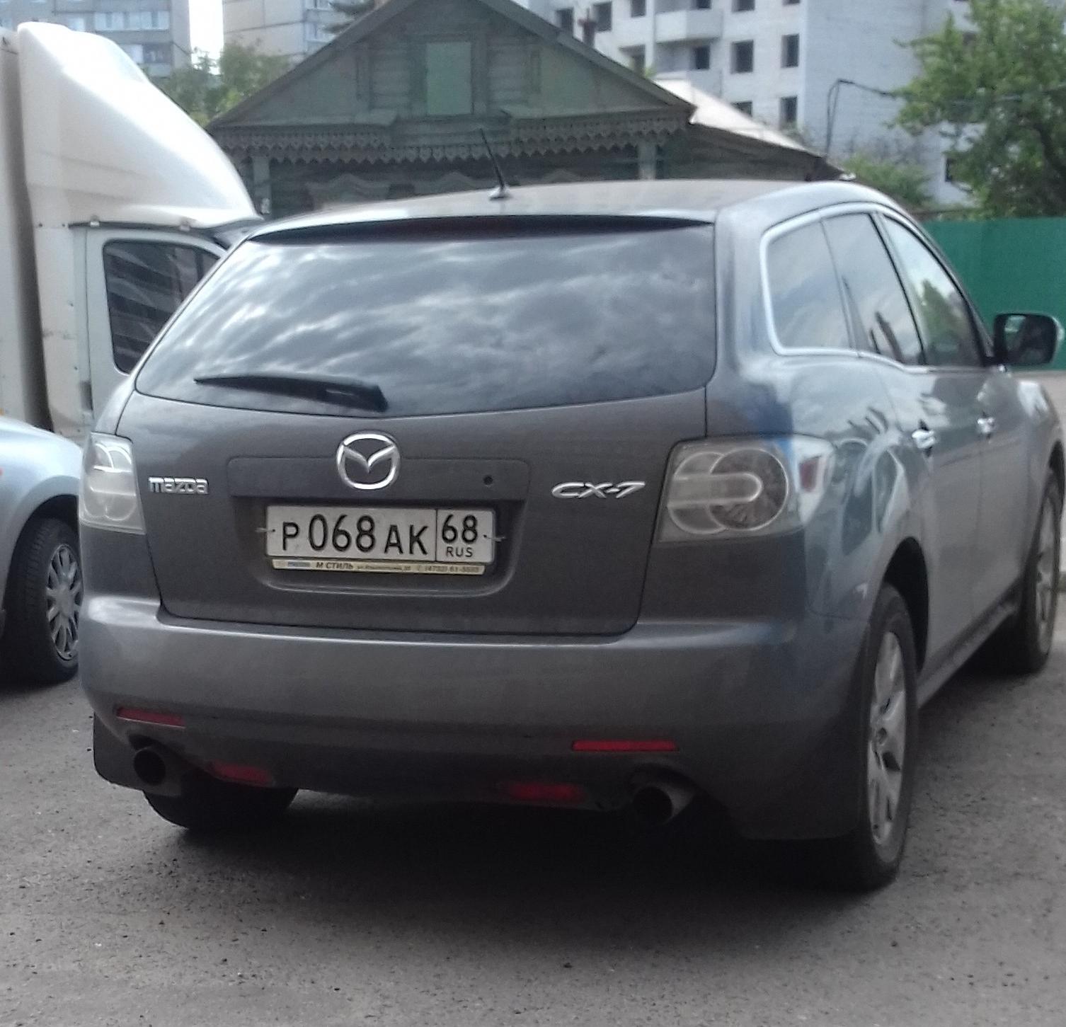 Автомобиль госномер Р068АК68