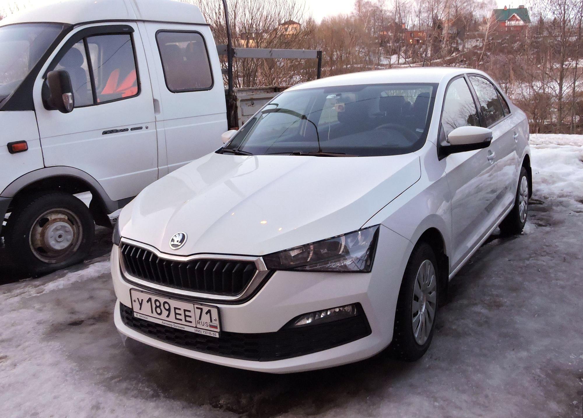 Автомобиль госномер У189ЕЕ71