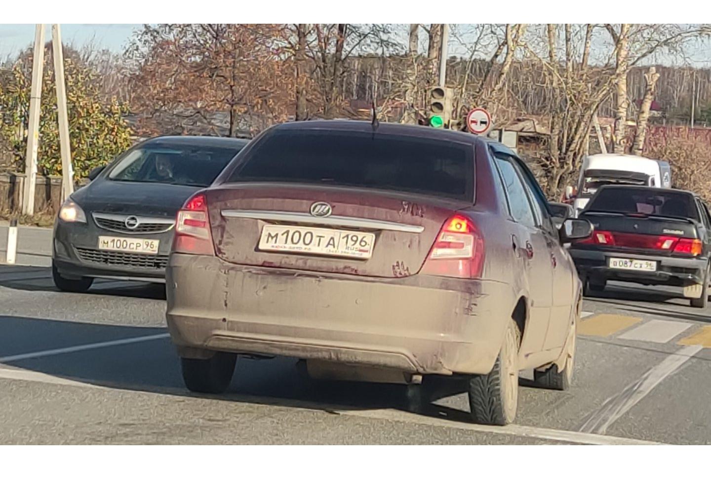 Автомобиль госномер М100ТА196