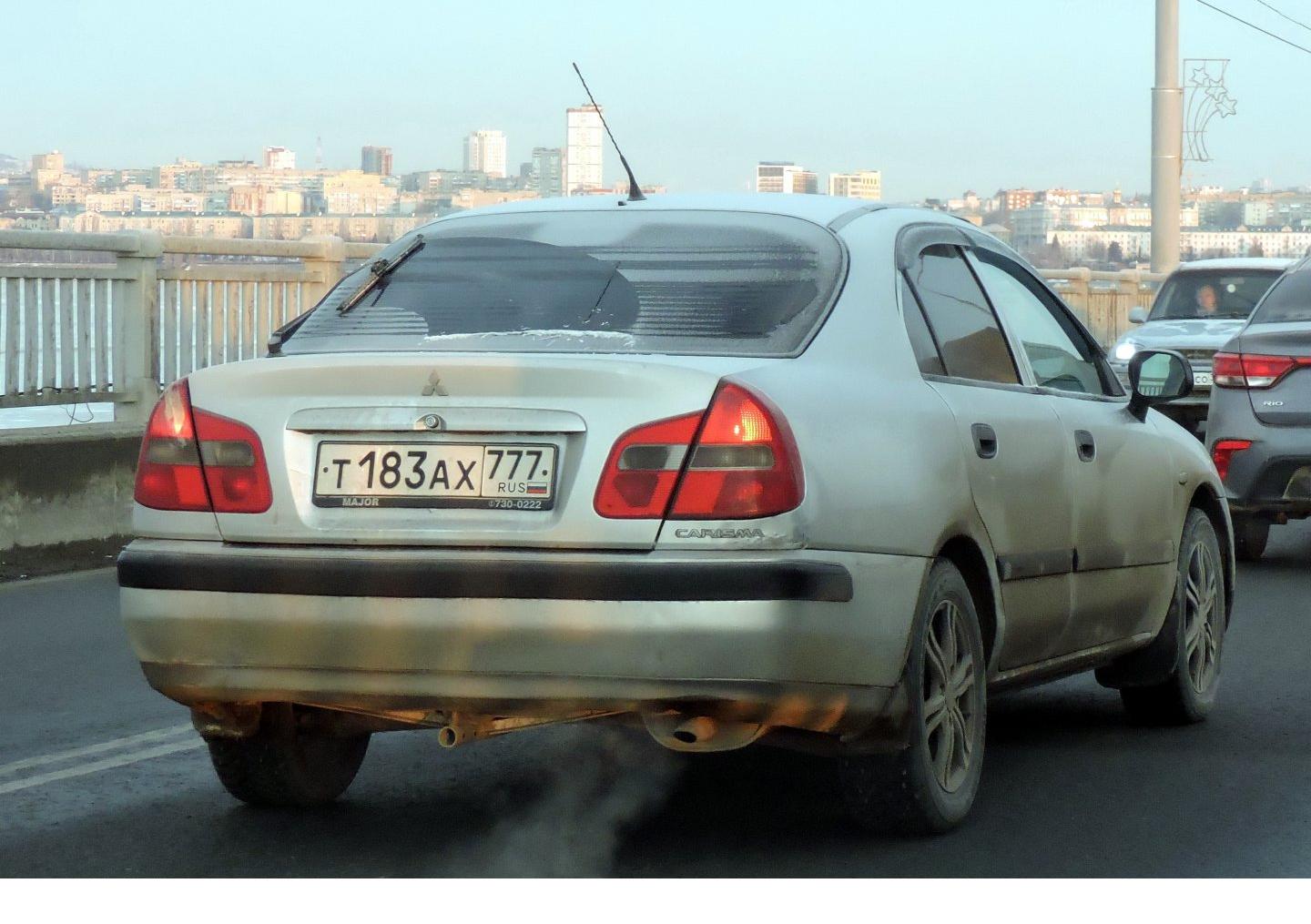 Автомобиль госномер Т183АХ777