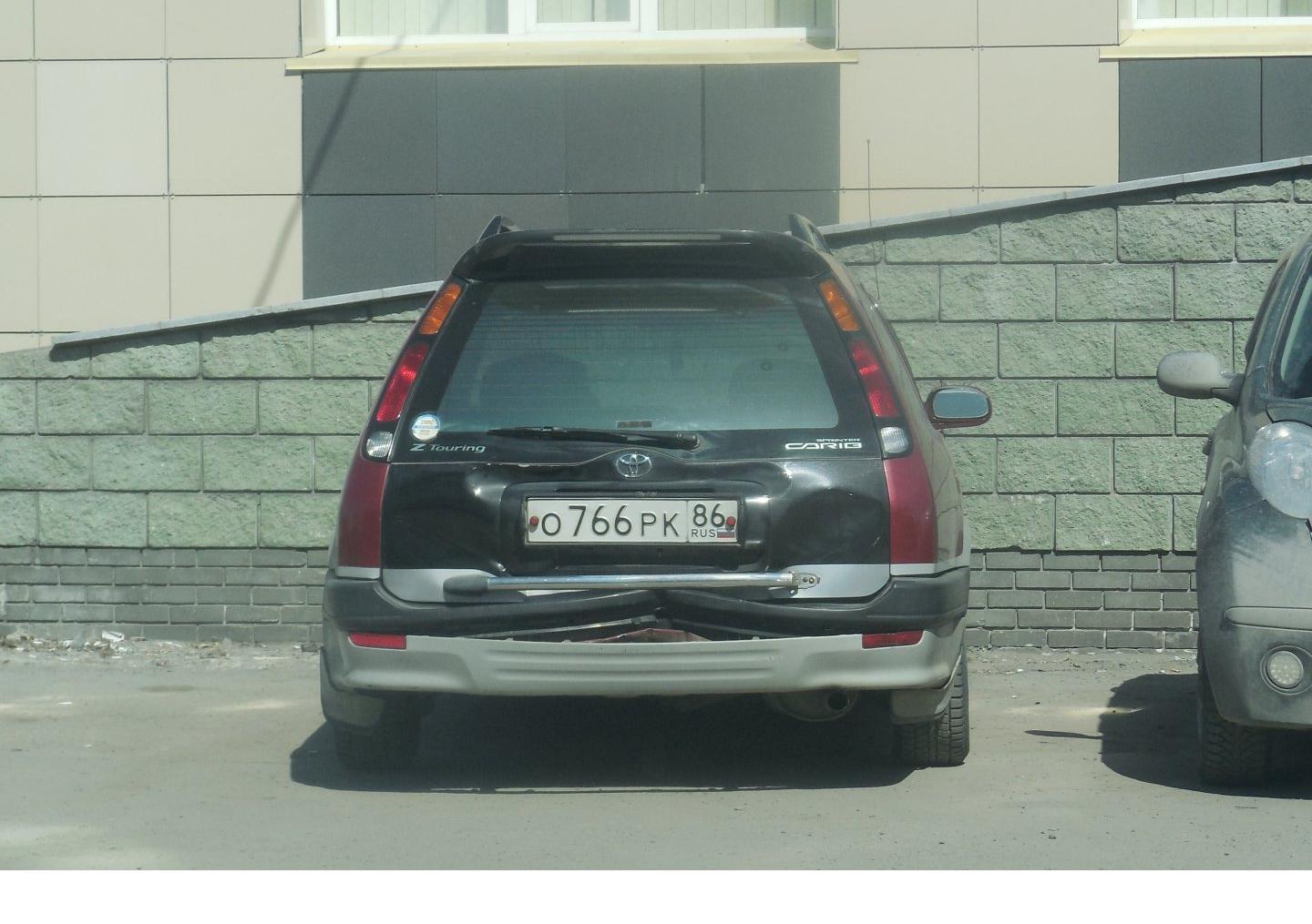 Автомобиль госномер О766РК86