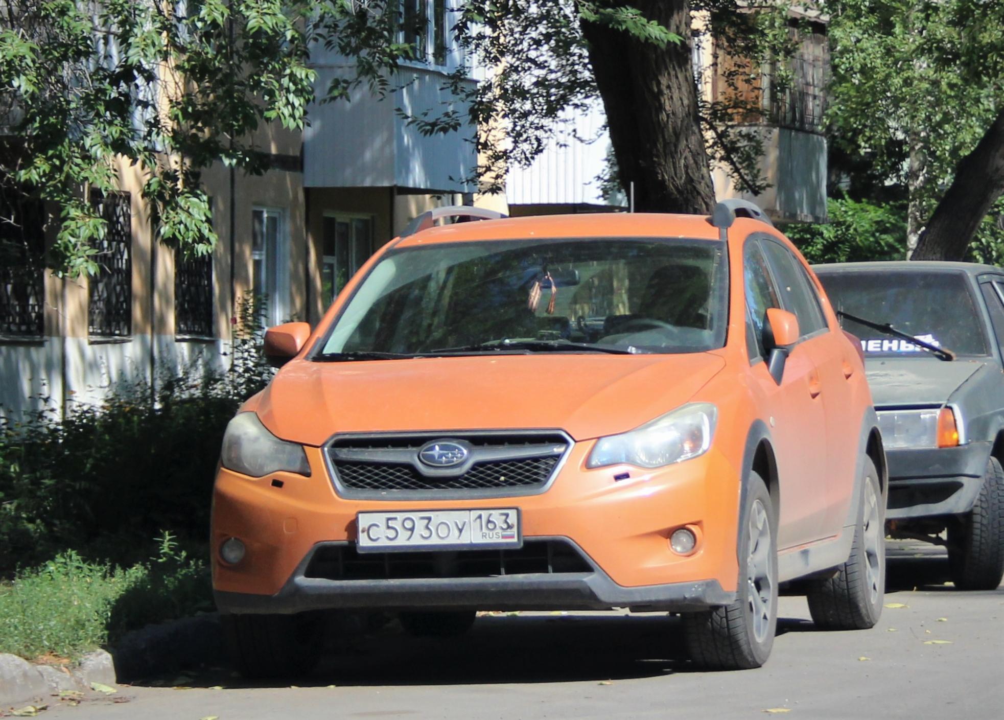 Автомобиль госномер С593ОУ163