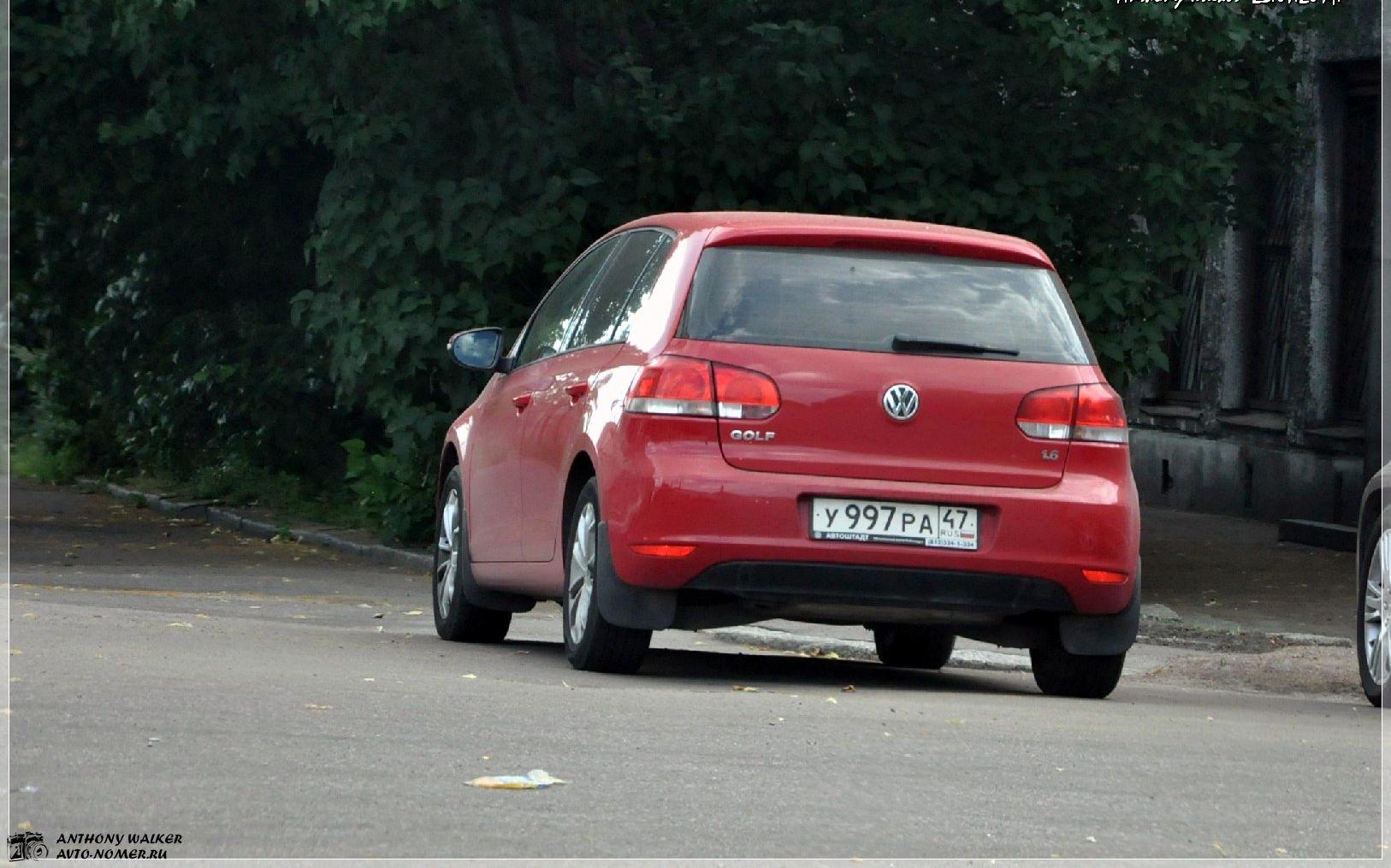 Автомобиль госномер У997РА47
