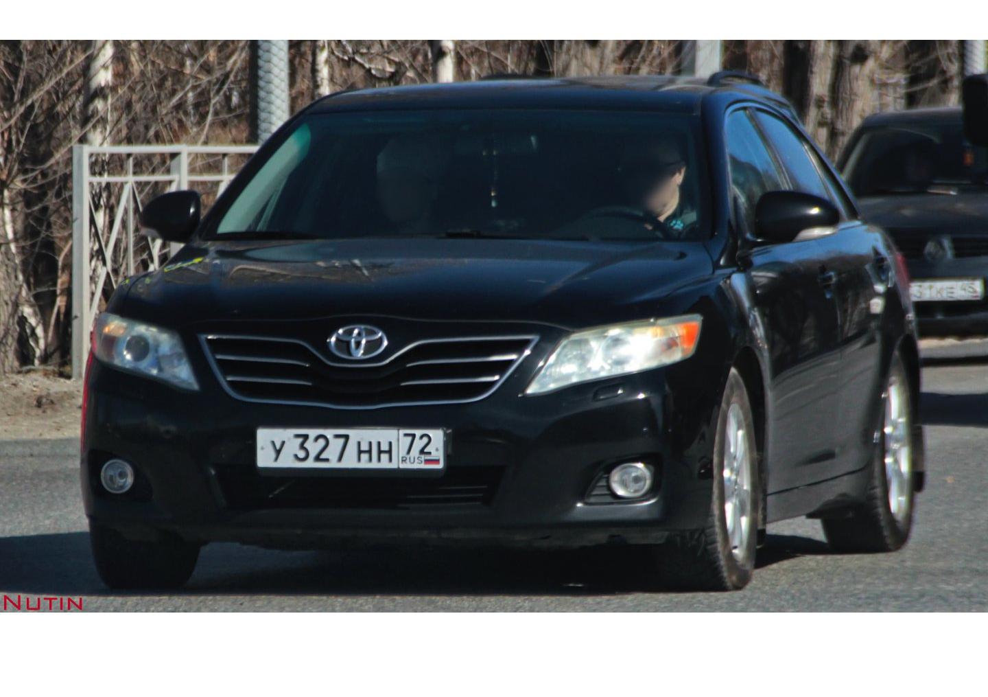 Автомобиль госномер У327НН72