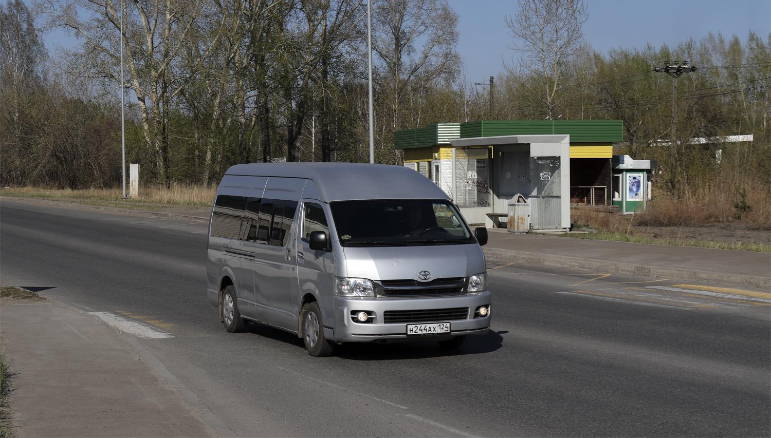 Автомобиль госномер Н244АХ124