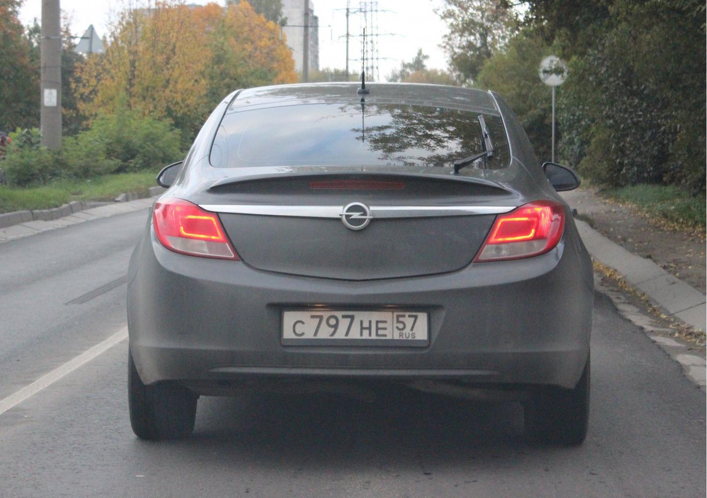 Автомобиль госномер С797НЕ57