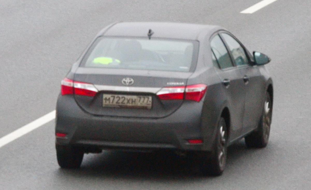 Автомобиль госномер М722ХН777