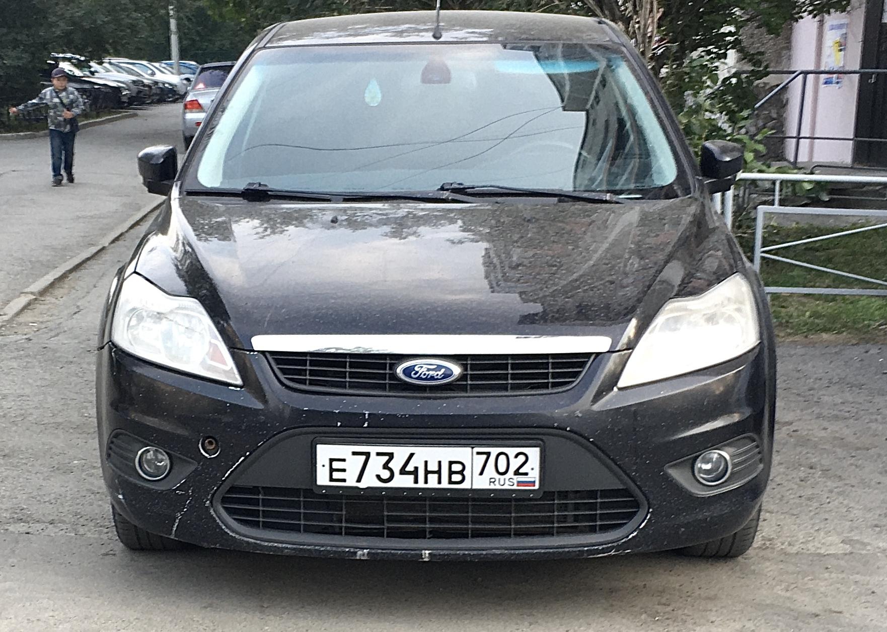 Автомобиль госномер Е734НВ702