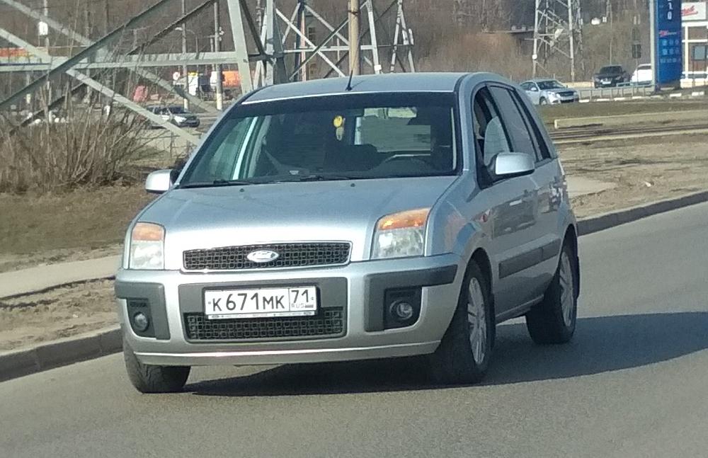 Автомобиль госномер К671МК71