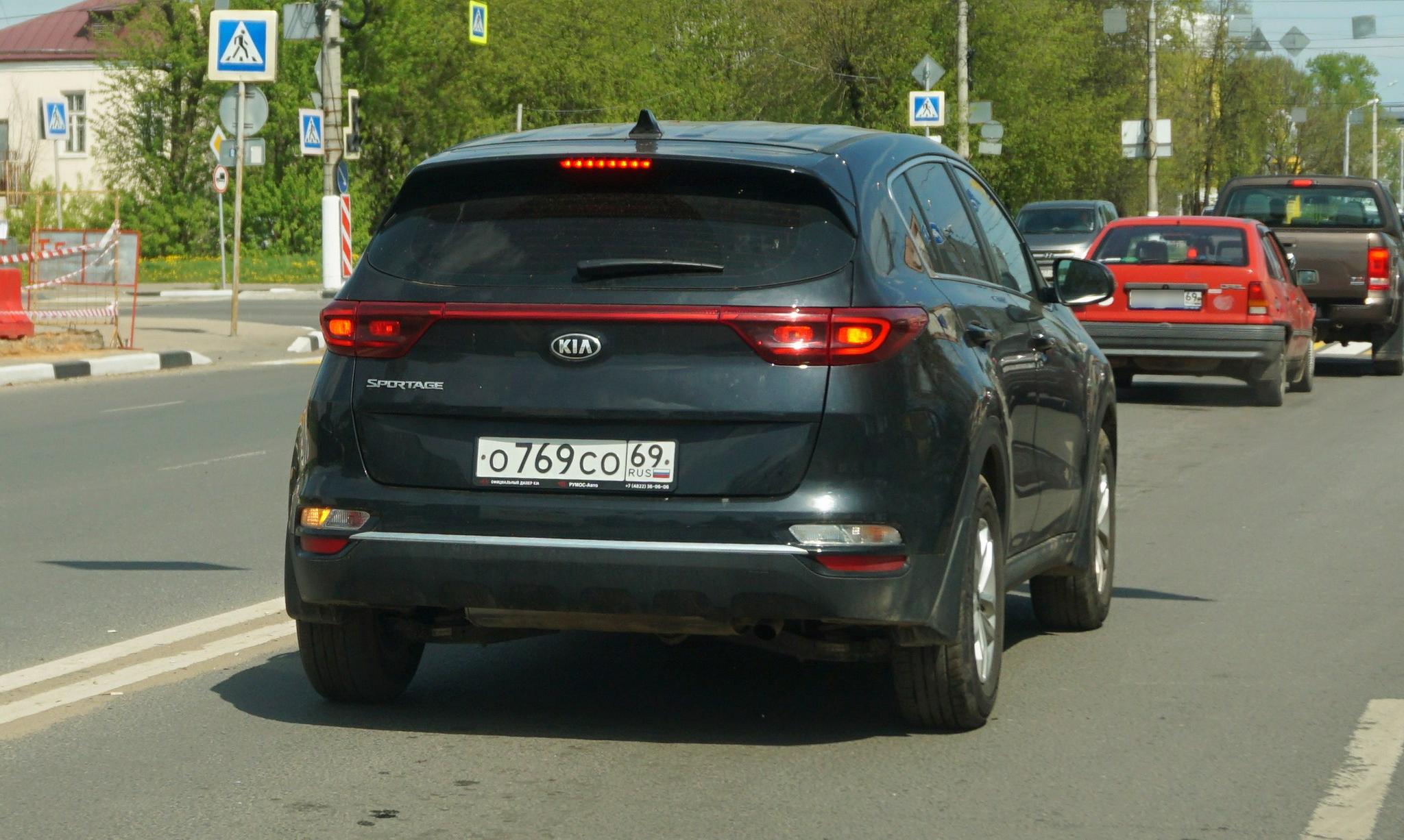 Автомобиль госномер О769СО69