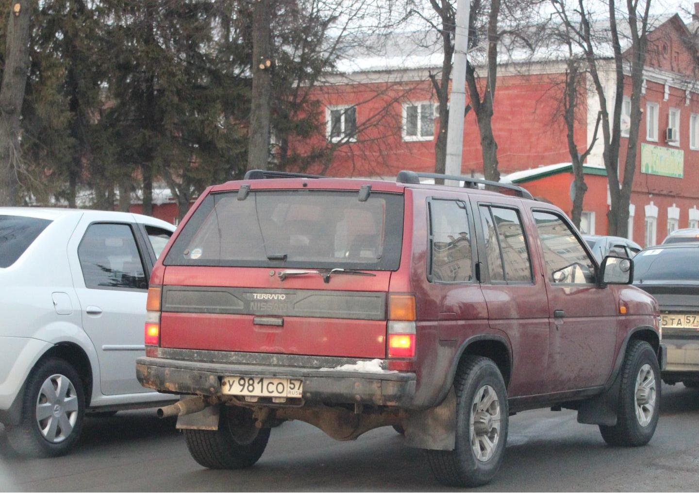 Автомобиль госномер У981СО57