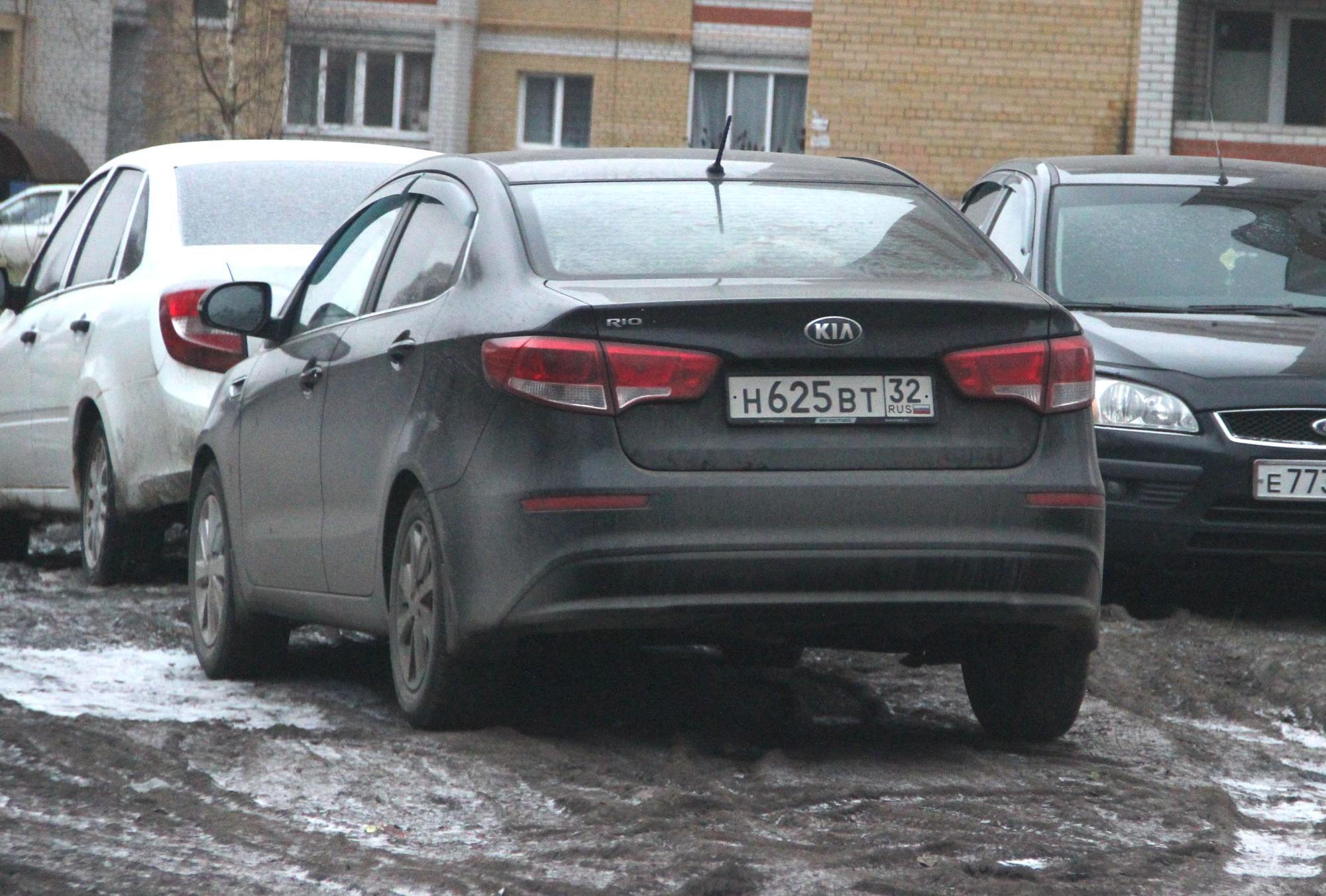 Автомобиль госномер Н625ВТ32