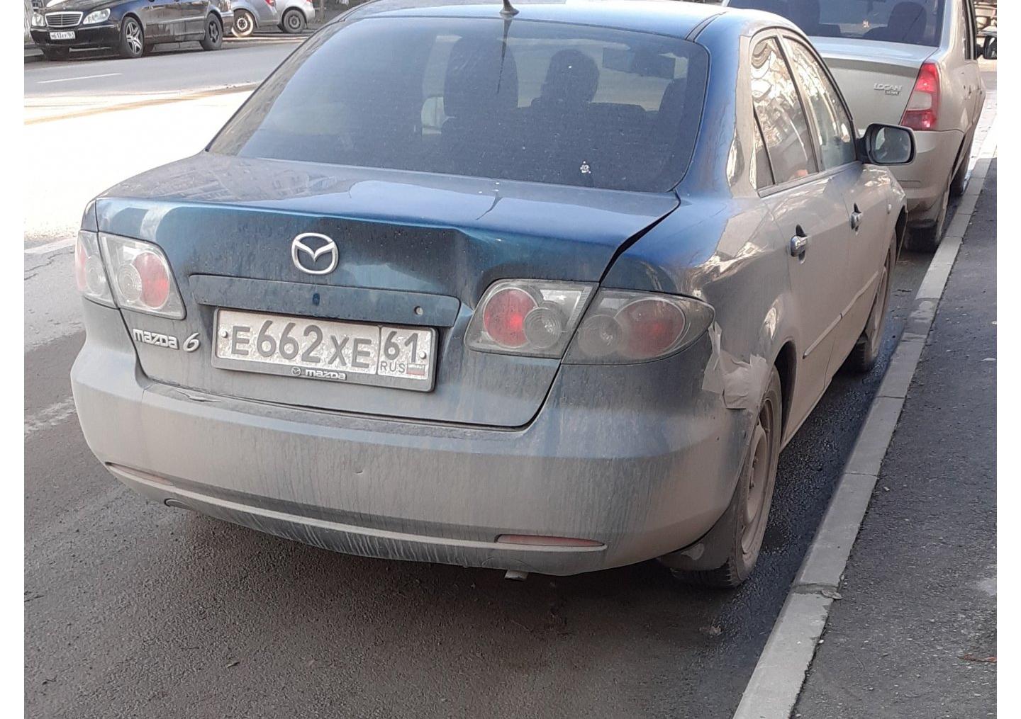 Автомобиль госномер Е662ХЕ61