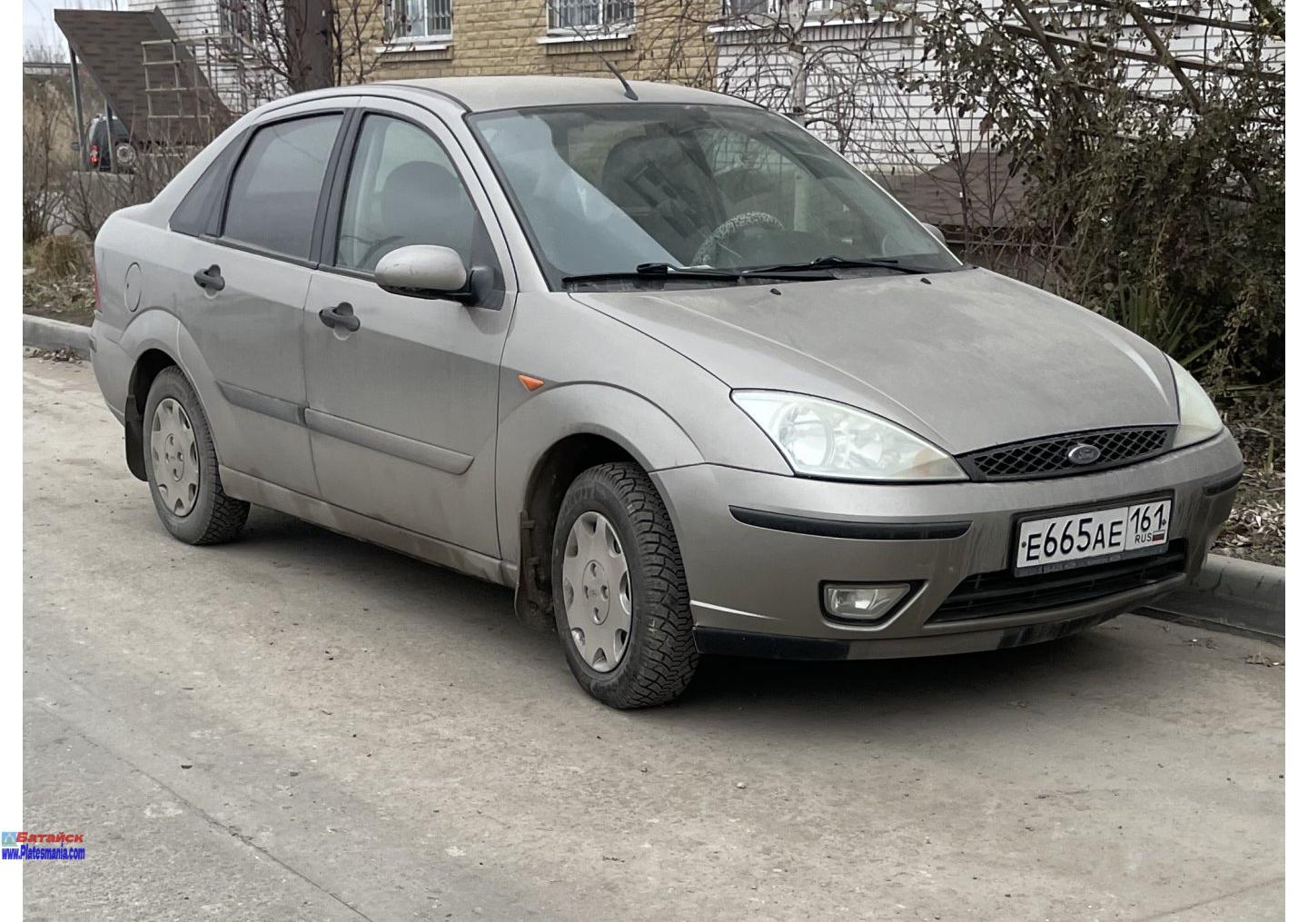 Автомобиль госномер Е665АЕ161