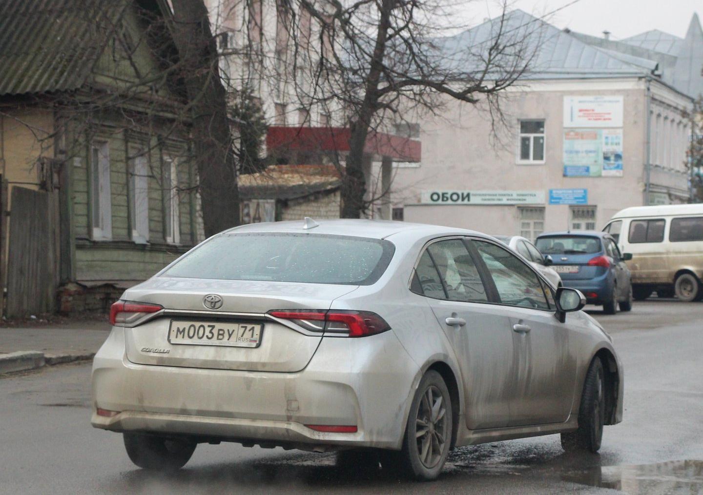 Автомобиль госномер М003ВУ71
