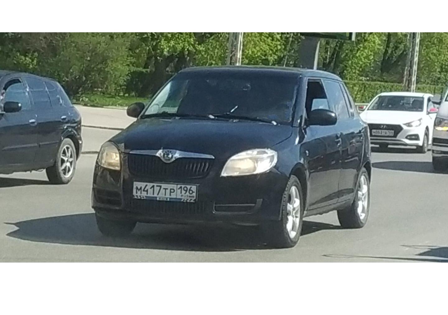 Автомобиль госномер М417ТР196