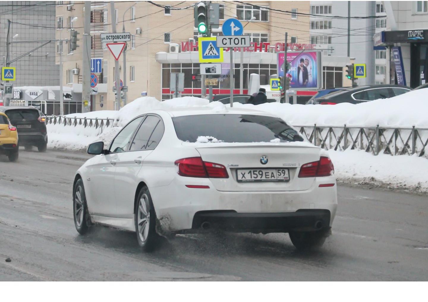 Автомобиль госномер Х159ЕА59