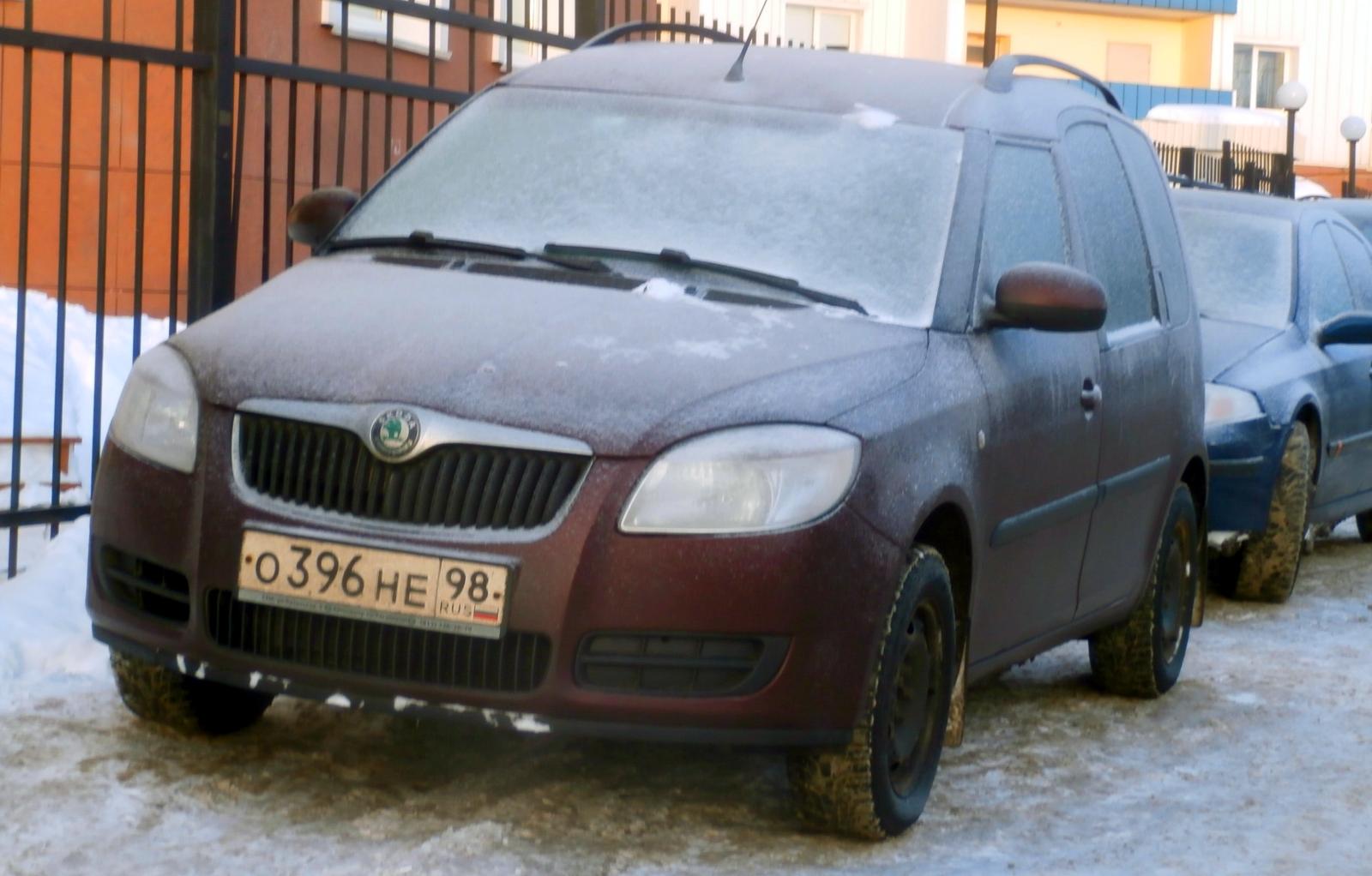Автомобиль госномер О396НЕ98