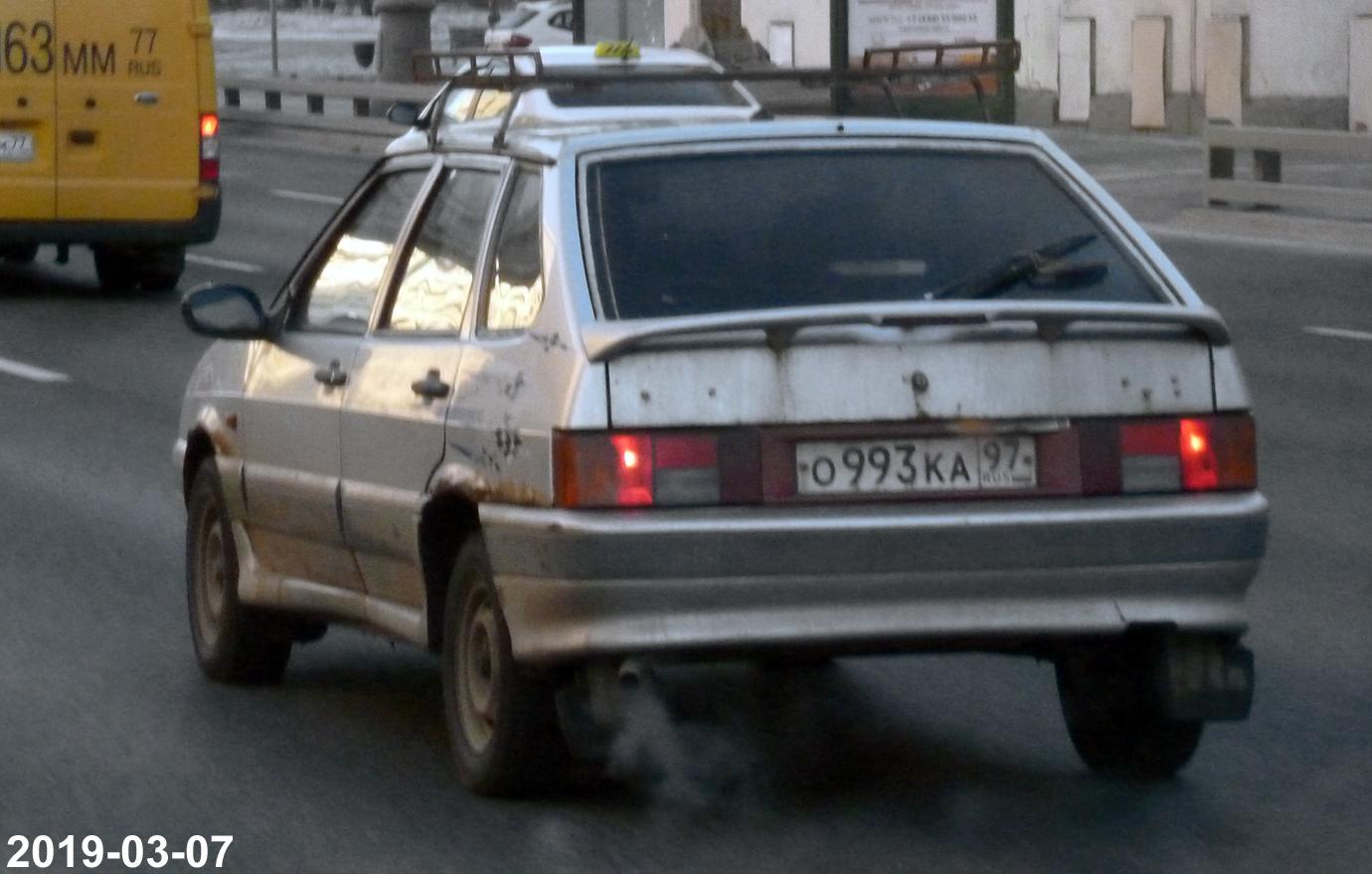 Автомобиль госномер О993КА97