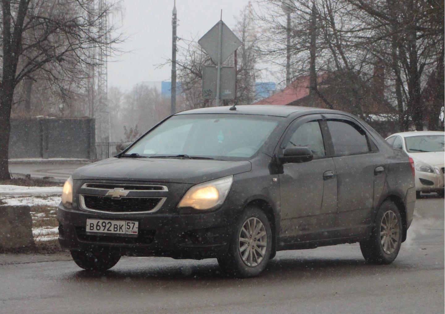 Автомобиль госномер В692ВК57
