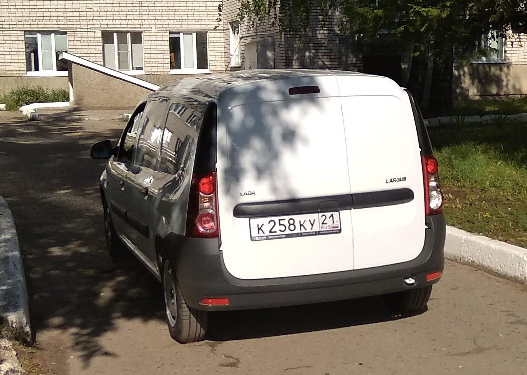 Автомобиль госномер К258КУ21