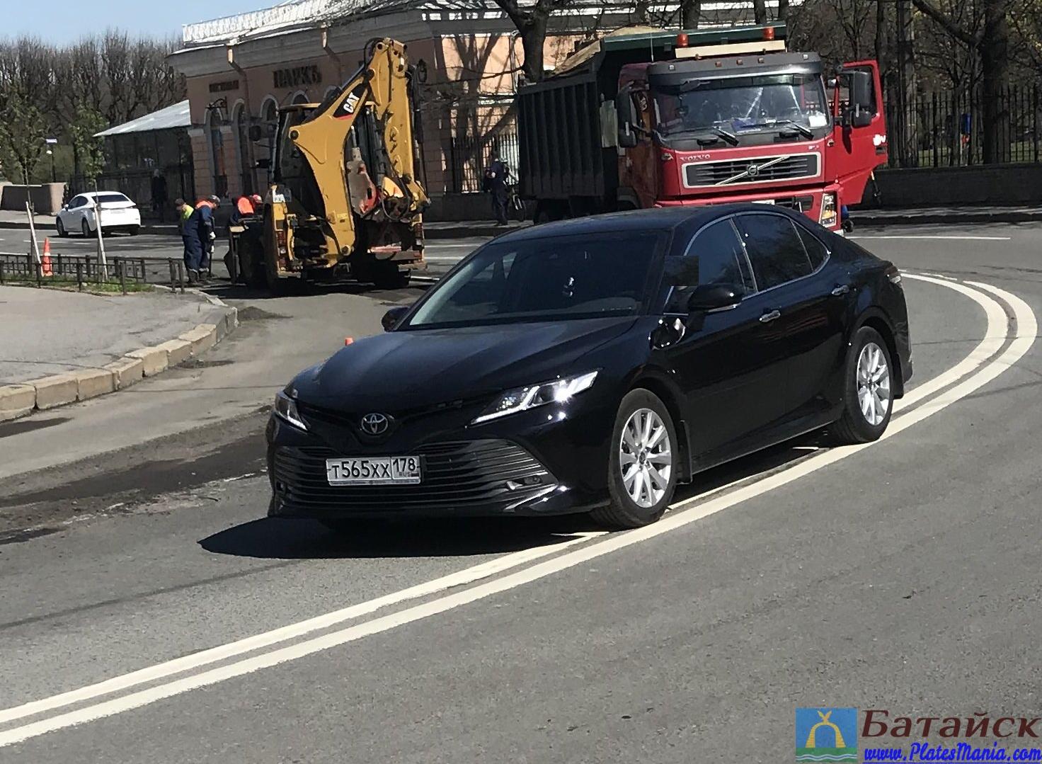 Автомобиль госномер Т565ХХ178