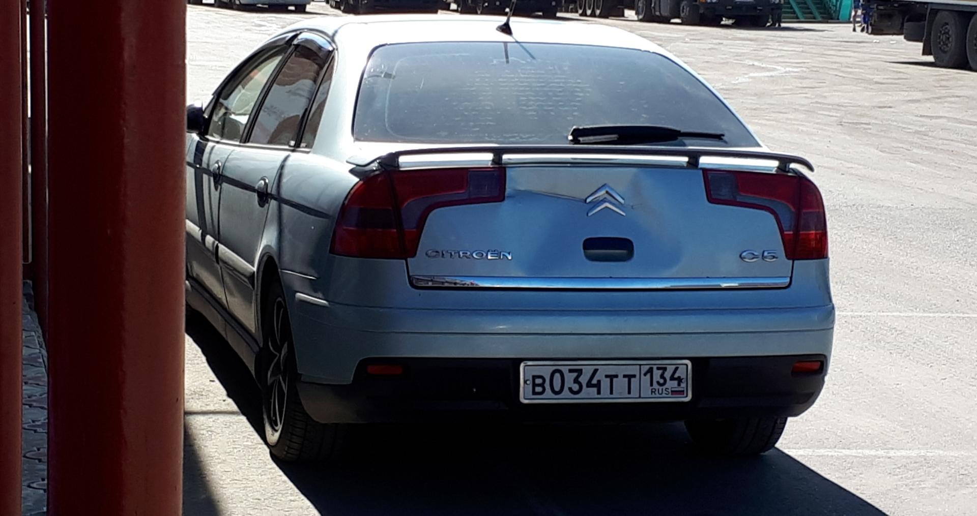 Автомобиль госномер В034ТТ134