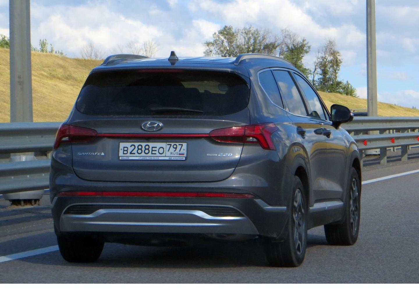 Автомобиль госномер В288ЕО797