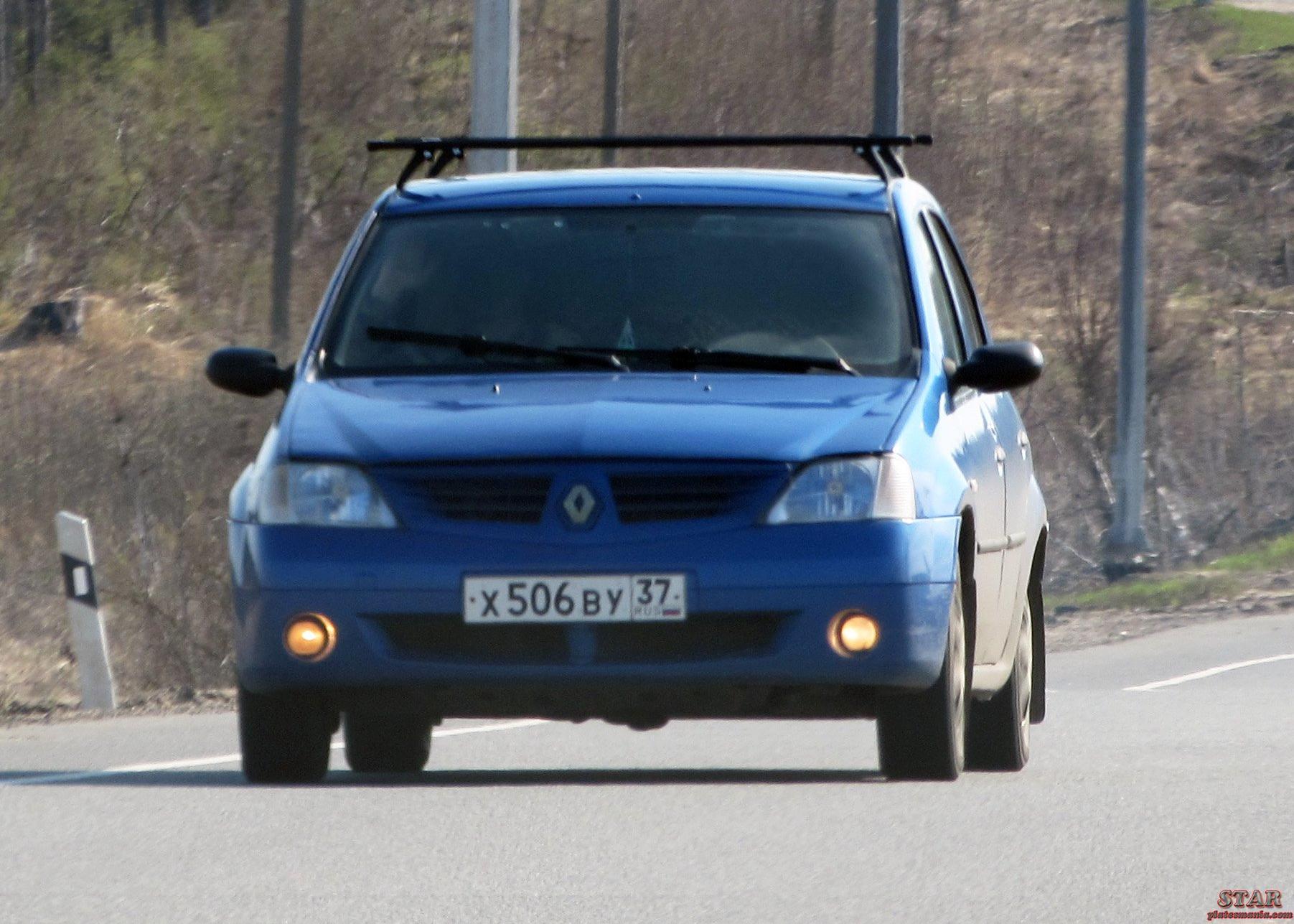 Автомобиль госномер Х506ВУ37