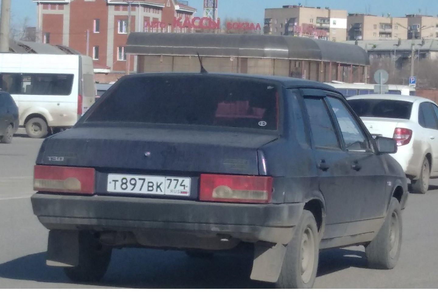 Автомобиль госномер Т897ВК774