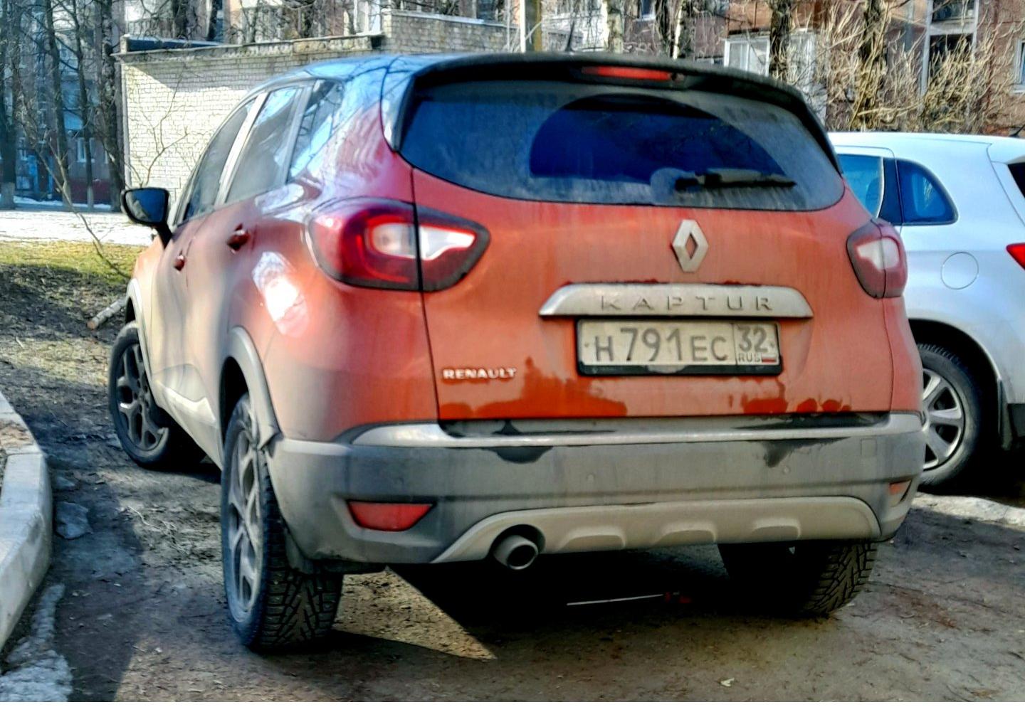 Автомобиль госномер Н791ЕС32