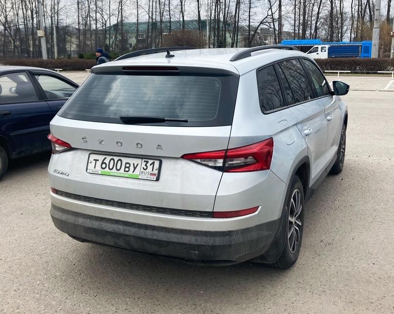 Автомобиль госномер Т600ВУ31