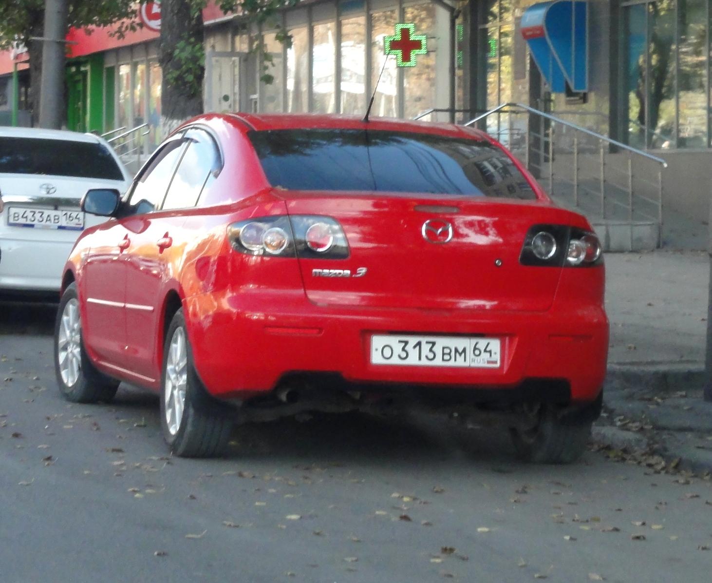 Автомобиль госномер О313ВМ64